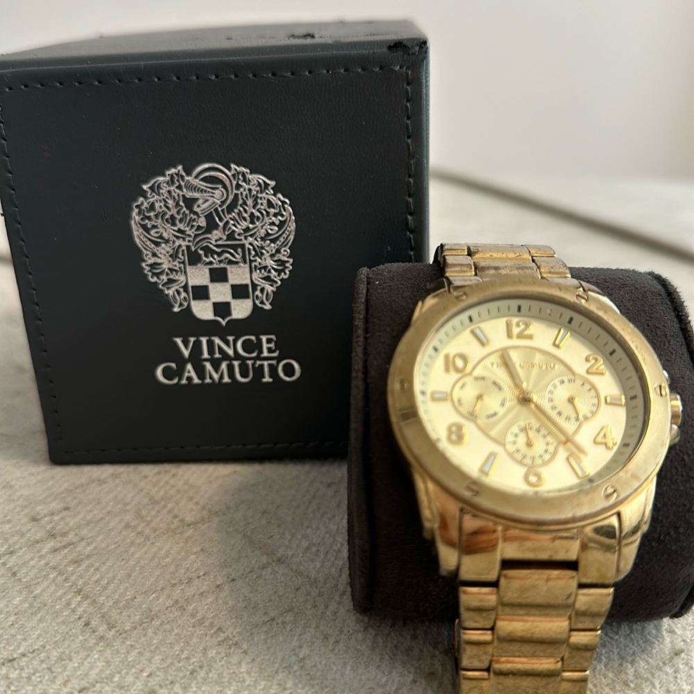 Vince Camuto Gold Watch
